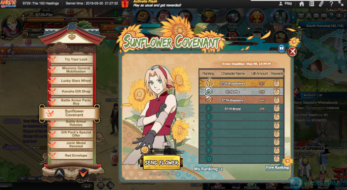 Naruto Online -Sunflower Event