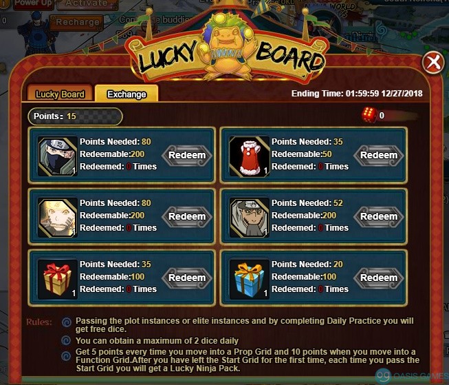 Resultado de imagem para naruto online lucky board naruto