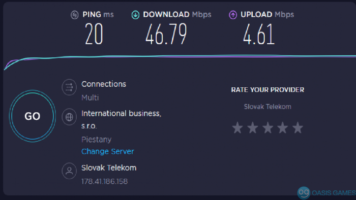 Poor internet connection