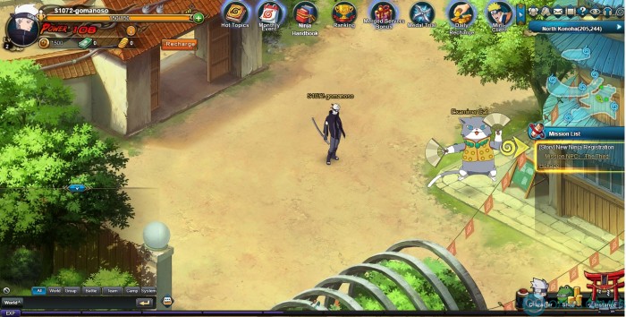 Official Naruto MMORPG Game200907014439